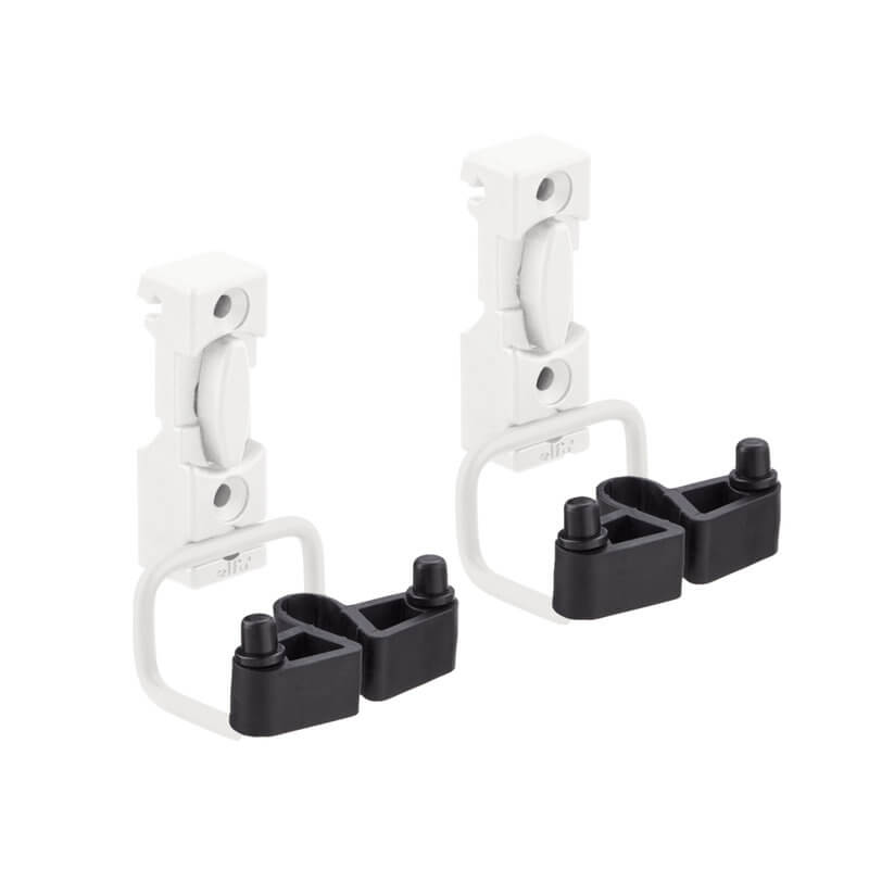 Elfa Storage Track Tool Holders Small 2 Pack White