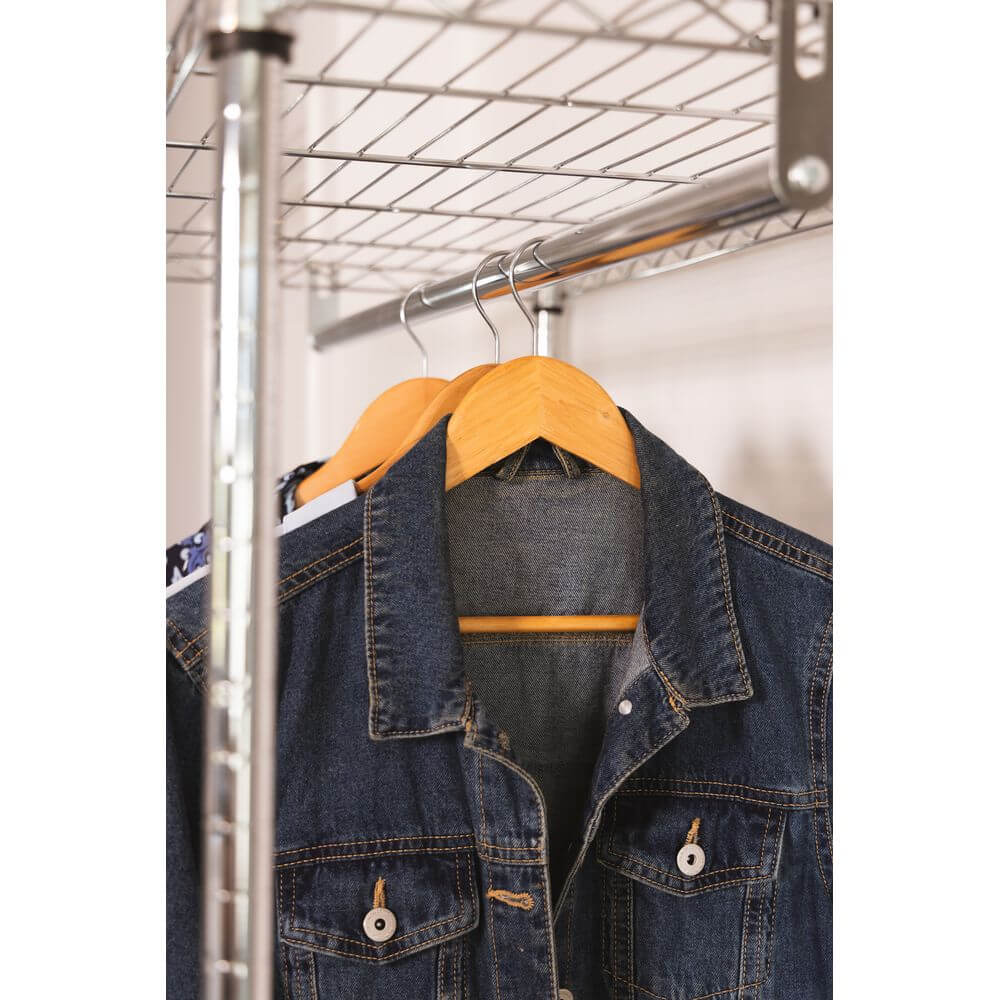 Adjustable Heavy Duty Wardrobe Shelving Unit 120cm - WARDROBE - Garment Racks - Soko and Co