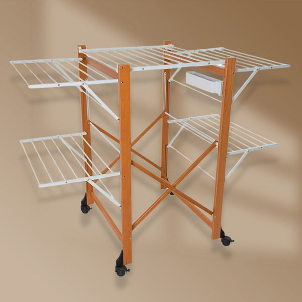 Aliante Clothes Airer Cherry Wood