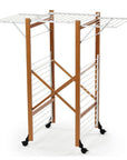 Aquilone Tall Clothes Airer in Cherry Wood - LAUNDRY - Airers - Soko and Co