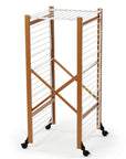 Aquilone Tall Clothes Airer in Cherry Wood - LAUNDRY - Airers - Soko and Co