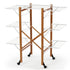Aquilone Tall Clothes Airer in Cherry Wood - LAUNDRY - Airers - Soko and Co