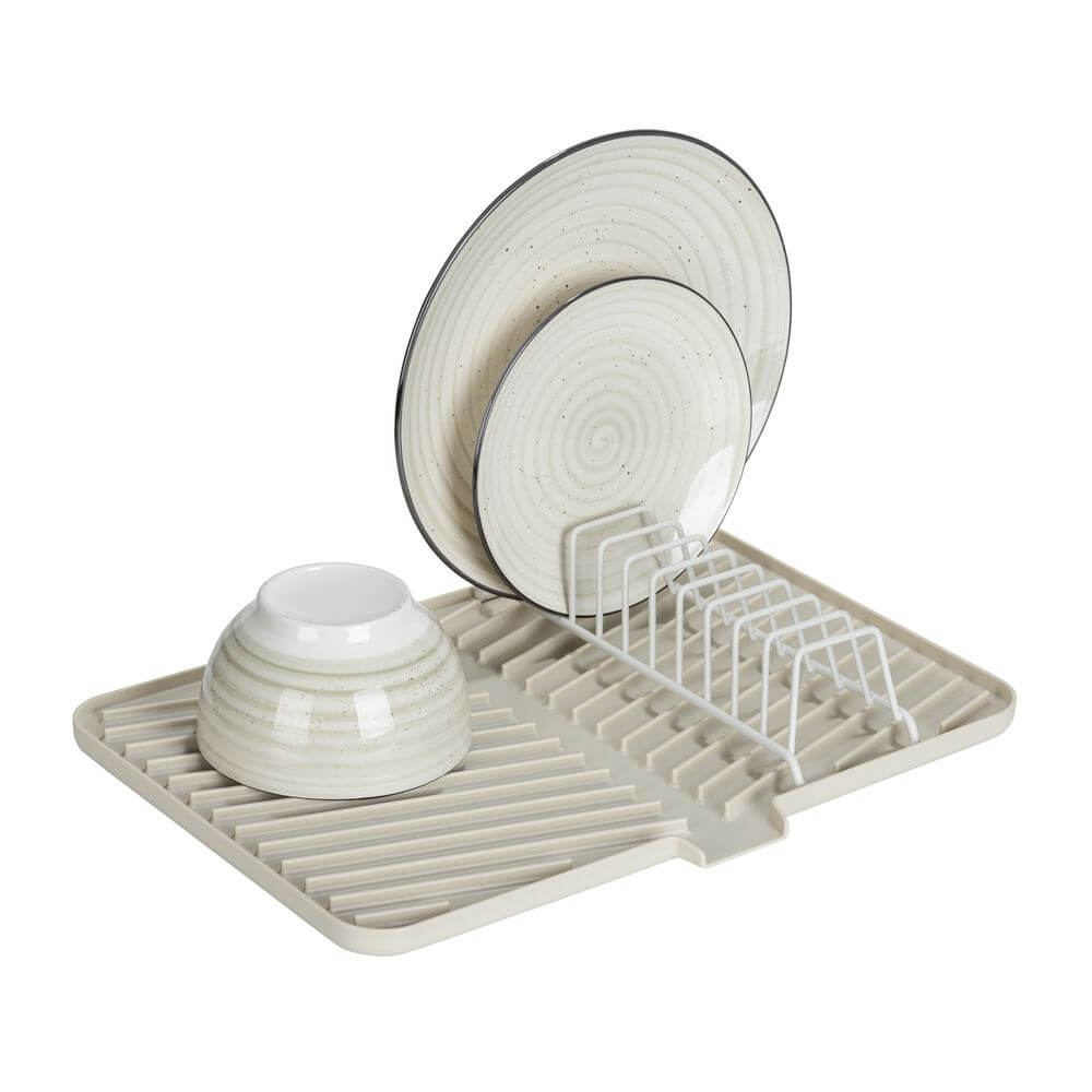 Ari Dish Draining Board Cream - KITCHEN - Dish Racks and Mats - Soko and Co