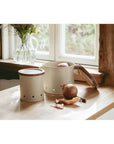 Aria Rustic Vegetable Storage Container Metal and Acacia - KITCHEN - Food Containers - Soko and Co