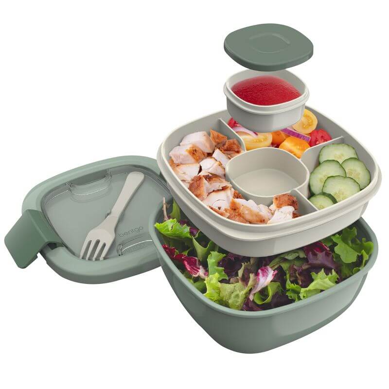 Bentgo Salad Container Khaki - LIFESTYLE - Lunch - Soko and Co