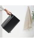 Brabantia Bo Pedal Bin 12L Matt Black - KITCHEN - Bins - Soko and Co