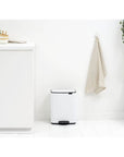 Brabantia Bo Pedal Bin 12L White - KITCHEN - Bins - Soko and Co