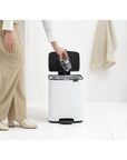 Brabantia Bo Pedal Bin 12L White - KITCHEN - Bins - Soko and Co