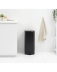 Brabantia Bo Pedal Bin 30L Matt Black - KITCHEN - Bins - Soko and Co