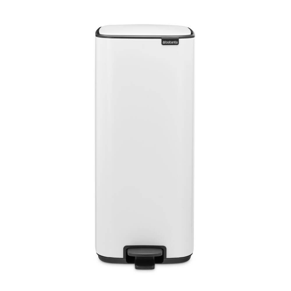 Brabantia Bo Pedal Bin 30L White - KITCHEN - Bins - Soko and Co
