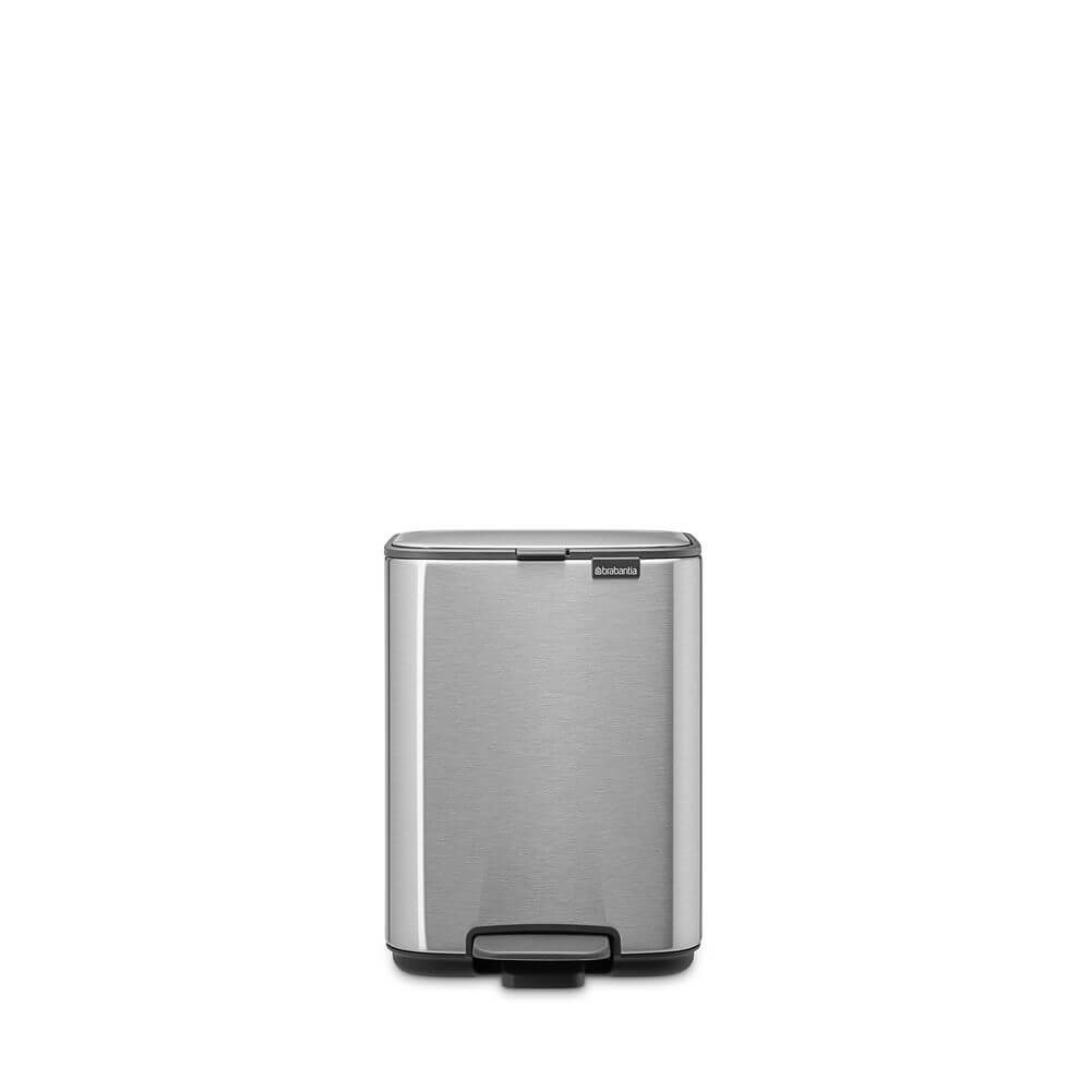 Brabantia Bo Pedal Bin 4L Matt Steel - KITCHEN - Bins - Soko and Co