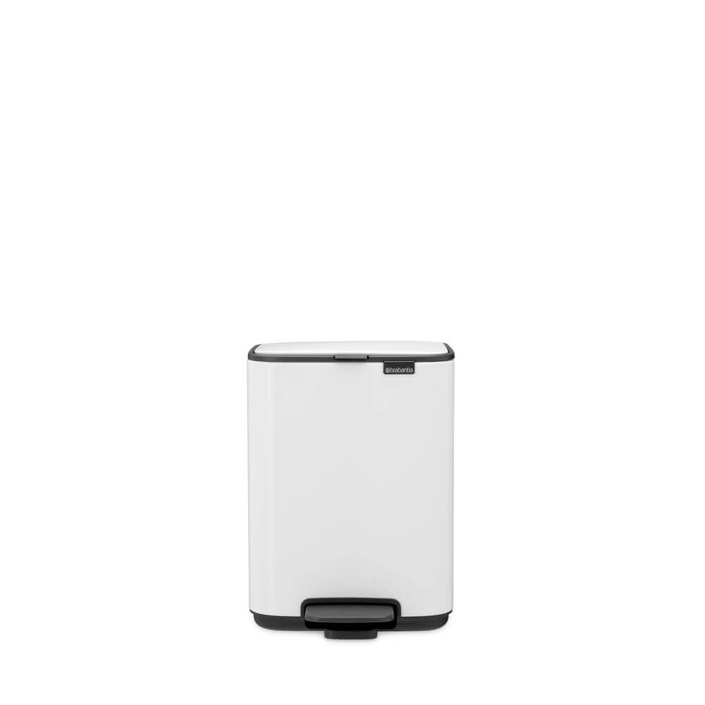 Brabantia Bo Pedal Bin 4L White - KITCHEN - Bins - Soko and Co