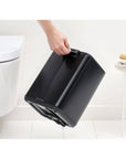 Brabantia Bo Pedal Bin 7L Matt Black - KITCHEN - Bins - Soko and Co