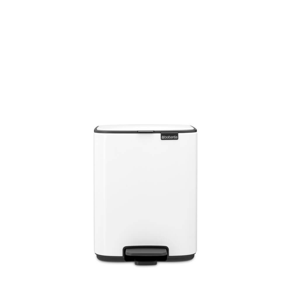 Brabantia Bo Pedal Bin 7L White - KITCHEN - Bins - Soko and Co