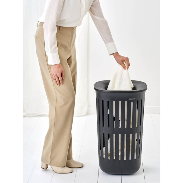 Brabantia Collect It Laundry Hamper 55L Black