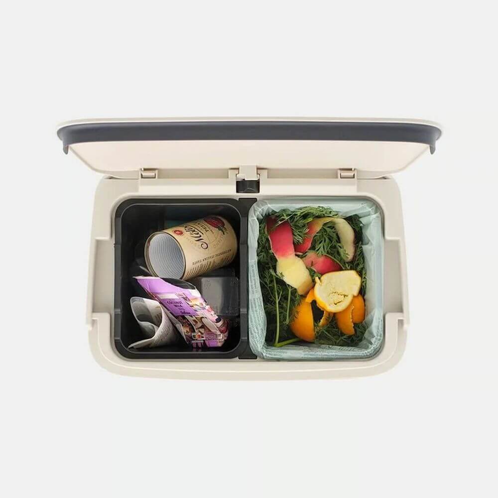 Brabantia SortUp 3 Compartment Recycle Bin Sand - KITCHEN - Bins - Soko and Co