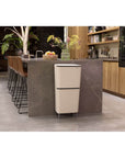 Brabantia SortUp Recycle Bin Hi 20 + 25L Sand - KITCHEN - Bins - Soko and Co