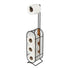 Brendola Freestanding Toilet Roll Holder and Dispenser Bamboo - BATHROOM - Toilet Roll Holders - Soko and Co