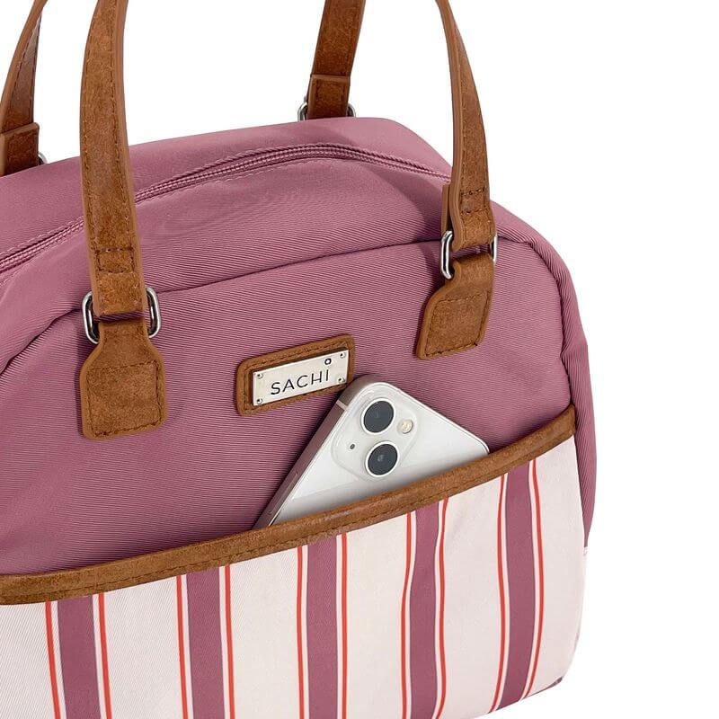 Cali Insulated Lunch Bag Blush Stripes - LIFESTYLE - Lunch - Soko and Co