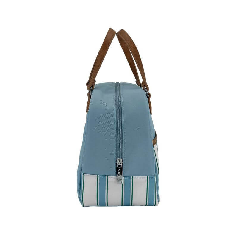 Cali Insulated Lunch Bag Hazy Blue Stripes - LIFESTYLE - Lunch - Soko and Co