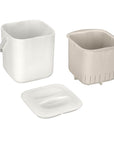 Cindy 3L Compost Bin Stone - BATHROOM - Bins - Soko and Co