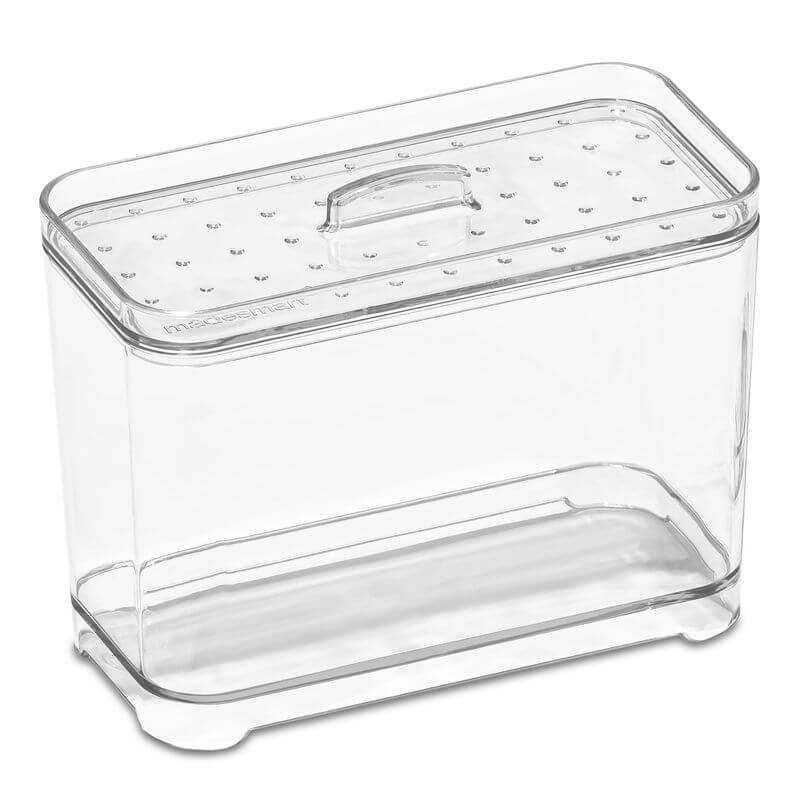 Clear Cotton Ball Container - BATHROOM - Makeup Storage - Soko and Co