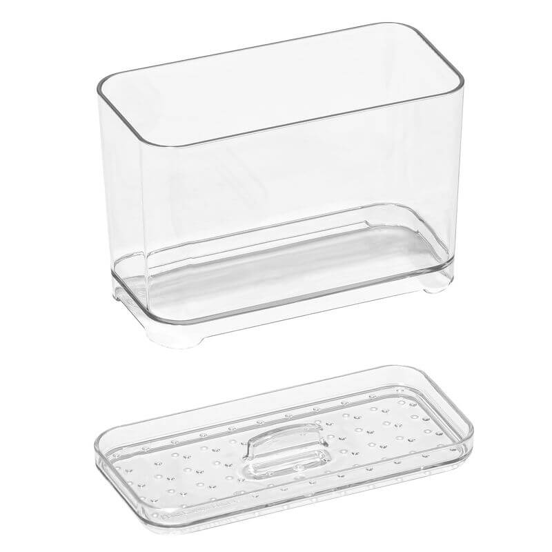 Clear Cotton Ball Container - BATHROOM - Makeup Storage - Soko and Co