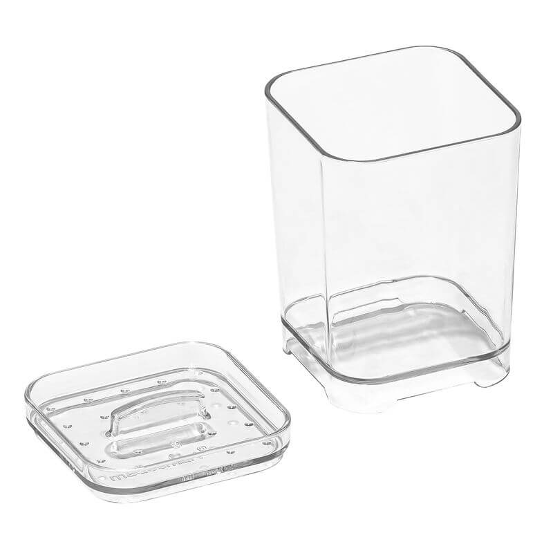 Clear Cotton Swab Container - BATHROOM - Makeup Storage - Soko and Co