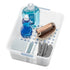 Clear Medium Bathroom Basket Frost White - BATHROOM - Makeup Storage - Soko and Co