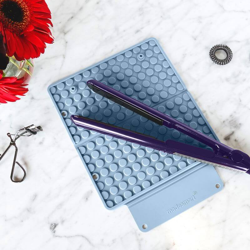 Clear Portable Styling Heat Mat - BATHROOM - Makeup Storage - Soko and Co