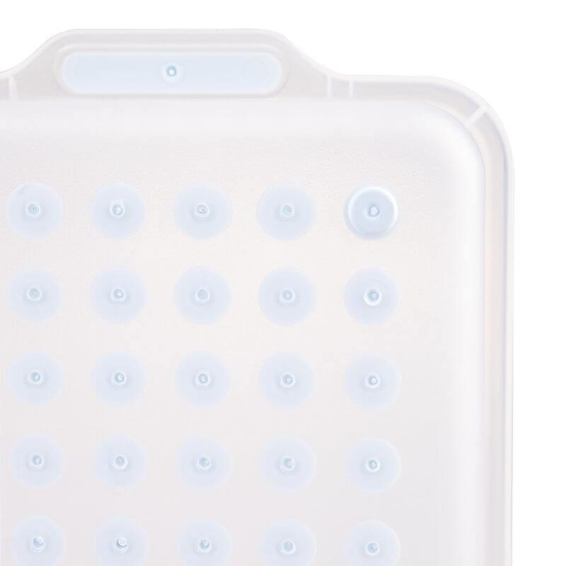 Clear Small Bathroom Basket Frost White - BATHROOM - Makeup Storage - Soko and Co