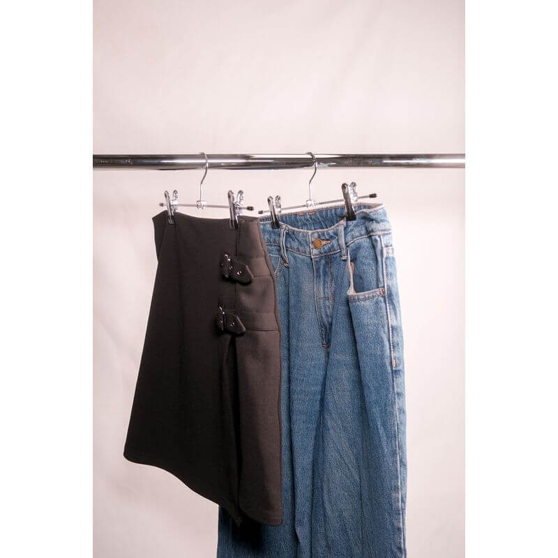 Clip-On Skirt and Pants Hanger 5 Pack - WARDROBE - Clothes Hangers - Soko and Co