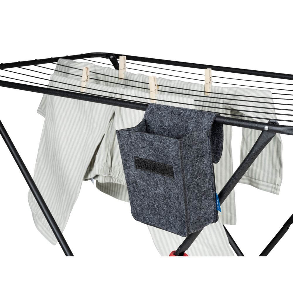 Clothes Peg Bag &amp; 50 Piece Bamboo Pegs - LAUNDRY - Accessories - Soko and Co