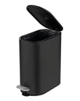 Coluno 5L Pedal Bin Black - BATHROOM - Bins - Soko and Co