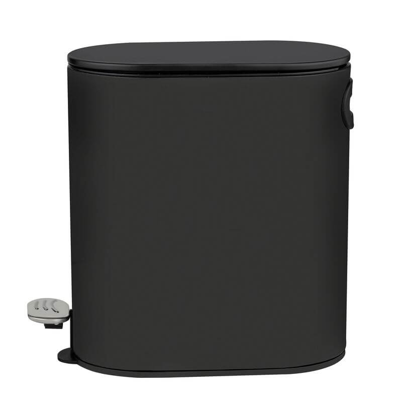 Coluno 5L Pedal Bin Black - BATHROOM - Bins - Soko and Co
