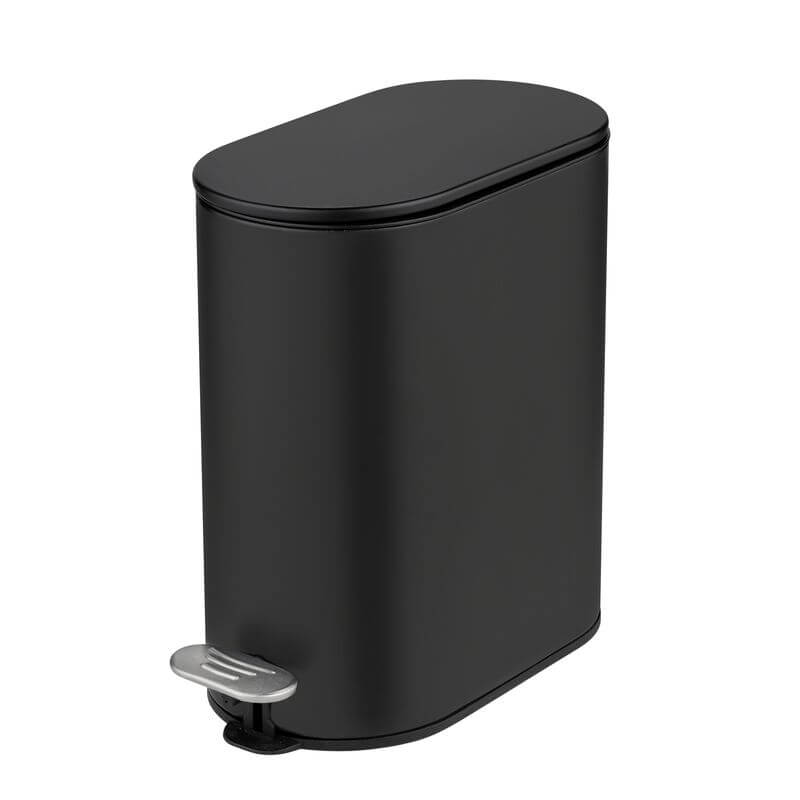 Coluno 5L Pedal Bin Black - BATHROOM - Bins - Soko and Co