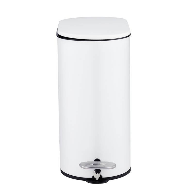 Coluno 5L Pedal Bin White - BATHROOM - Bins - Soko and Co