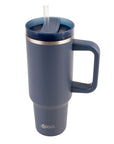 Commuter 1.2L Insulated Tumbler with Straw Indigo - LIFESTYLE - Water Bottles - Soko and Co