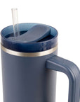 Commuter 1.2L Insulated Tumbler with Straw Indigo - LIFESTYLE - Water Bottles - Soko and Co