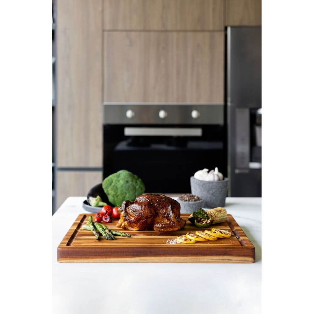 Deluxe Wooden Chopping Board with Juice Canals Large - KITCHEN - Bench - Soko and Co
