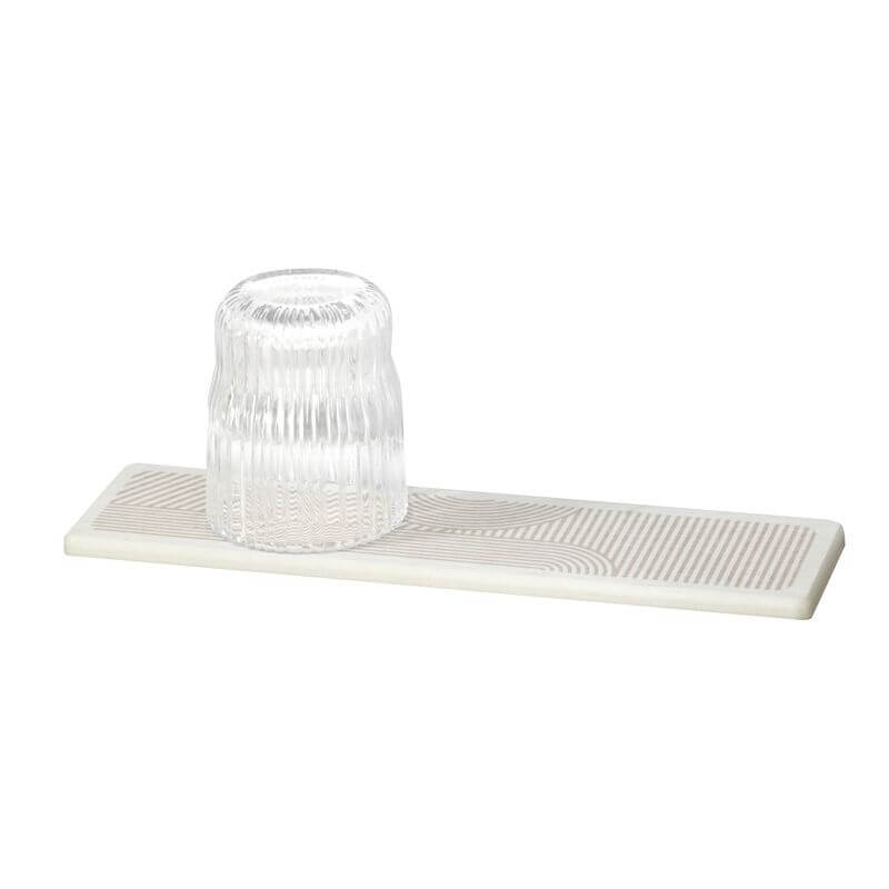 Dia Slim Drying Stone Beige - KITCHEN - Dish Racks and Mats - Soko and Co