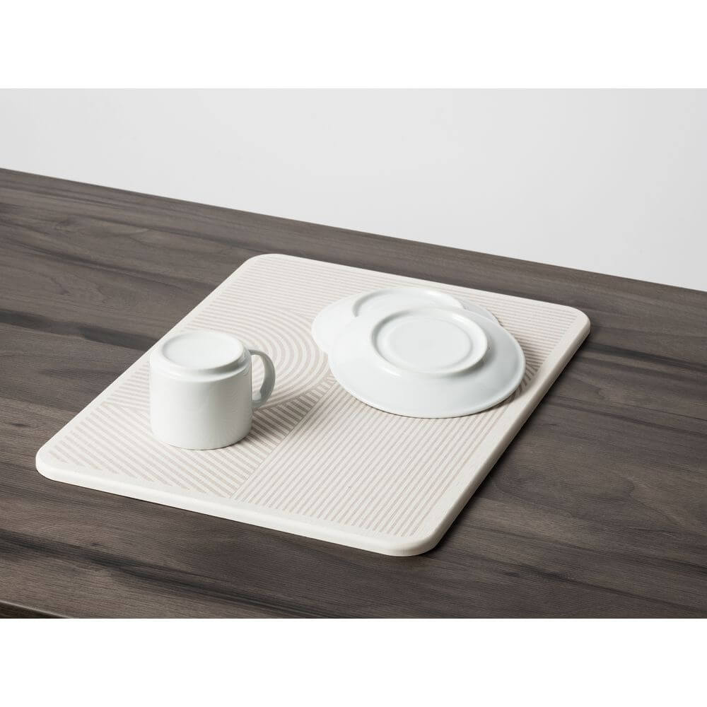 Dia Stone Dish Drying Mat Beige - KITCHEN - Dish Racks and Mats - Soko and Co