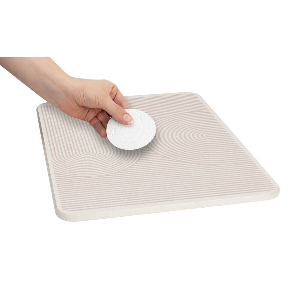 Dia Stone Dish Drying Mat Beige - KITCHEN - Dish Racks and Mats - Soko and Co