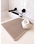 Dia Stone Dish Drying Mat Beige - KITCHEN - Dish Racks and Mats - Soko and Co