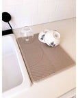Dia Stone Dish Drying Mat Beige - KITCHEN - Dish Racks and Mats - Soko and Co