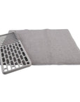 Drying Mat With Removable Rack Grey - KITCHEN - Dish Racks and Mats - Soko and Co