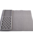 Drying Mat With Removable Rack Grey - KITCHEN - Dish Racks and Mats - Soko and Co