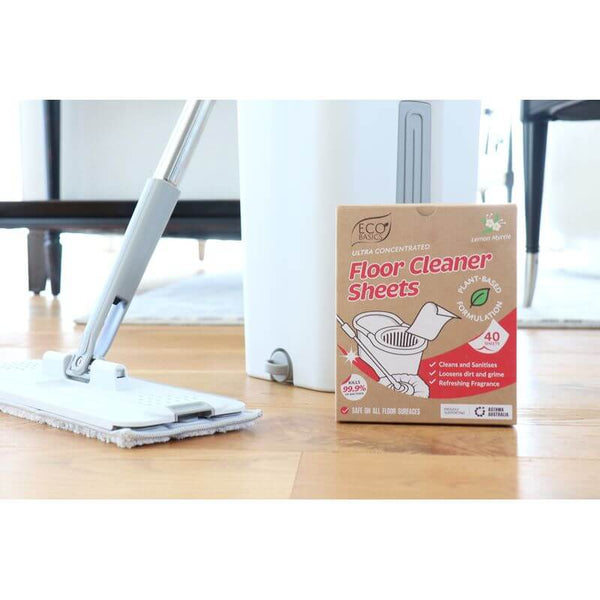 Eco Basics Floor Cleaner Sheets Lemon Myrtle 40 pack