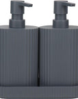 Eco Basics Wash Station Duo Graphite - BATHROOM - Soap Dispensers and Trays - Soko and Co