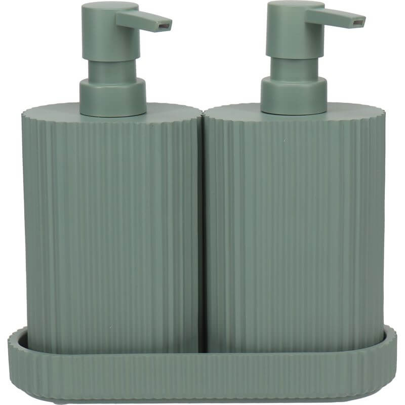 Eco Basics Wash Station Duo Green - BATHROOM - Soap Dispensers and Trays - Soko and Co